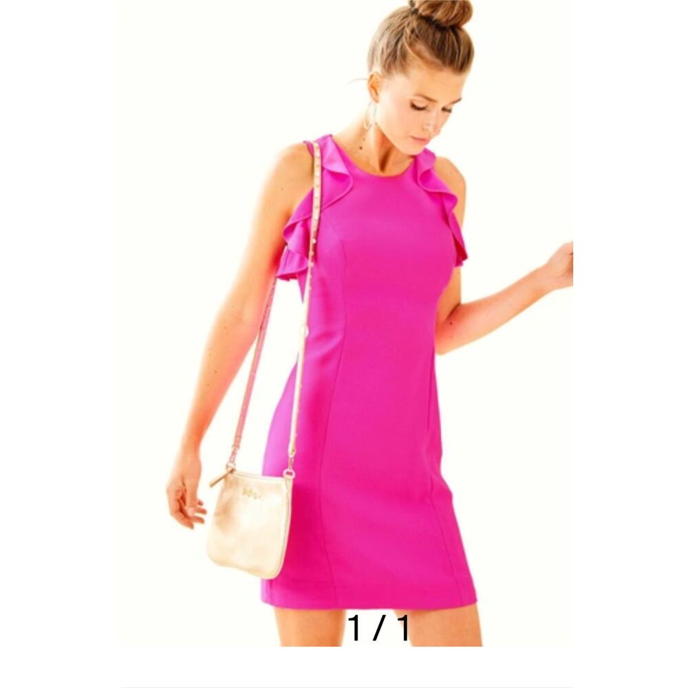 Brand New Lilly Pulitzer Britnee Stretch Dress Raspberry